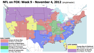 Illustration for article titled Which TV Market Is Getting Screwed This Sunday? An Analysis Of NFL Viewing Maps
